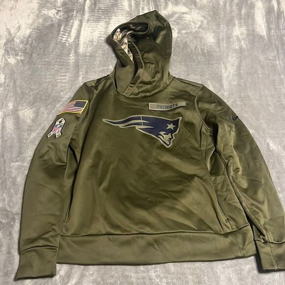 Nfl Salute to Service New England Patriots Sweatshirt - Picture 1 of 9